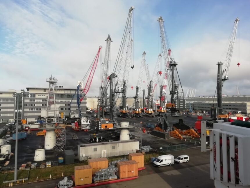 Shipment of 2 dismantled lhm 420 ex rostock, germany, july 2020
